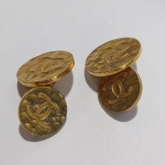 Chanel cufflinks 1980s vintage - Picture 3 of 5